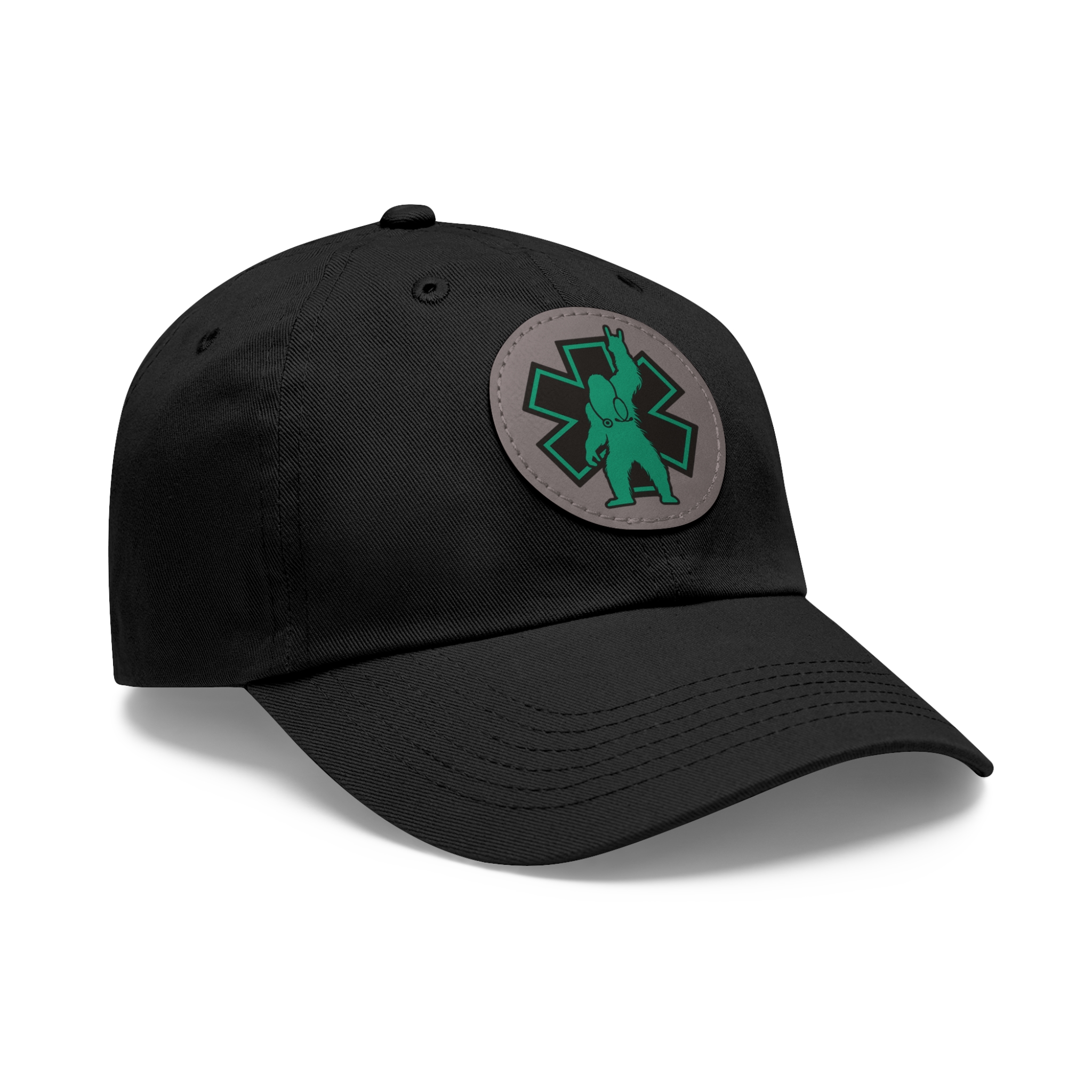 Monster Medics Leather Patch Hat - Image 6