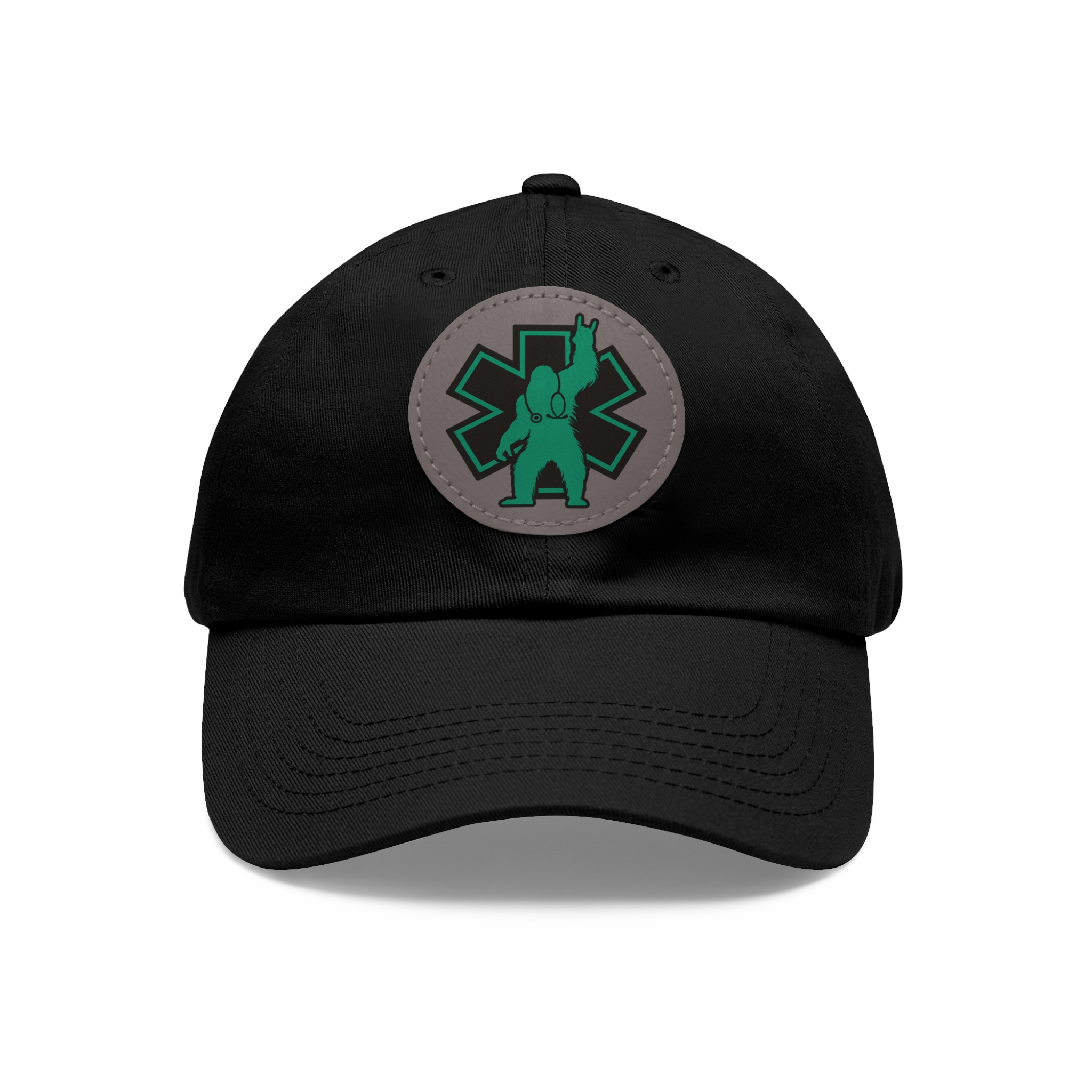 Monster Medics Leather Patch Hat - Image 5