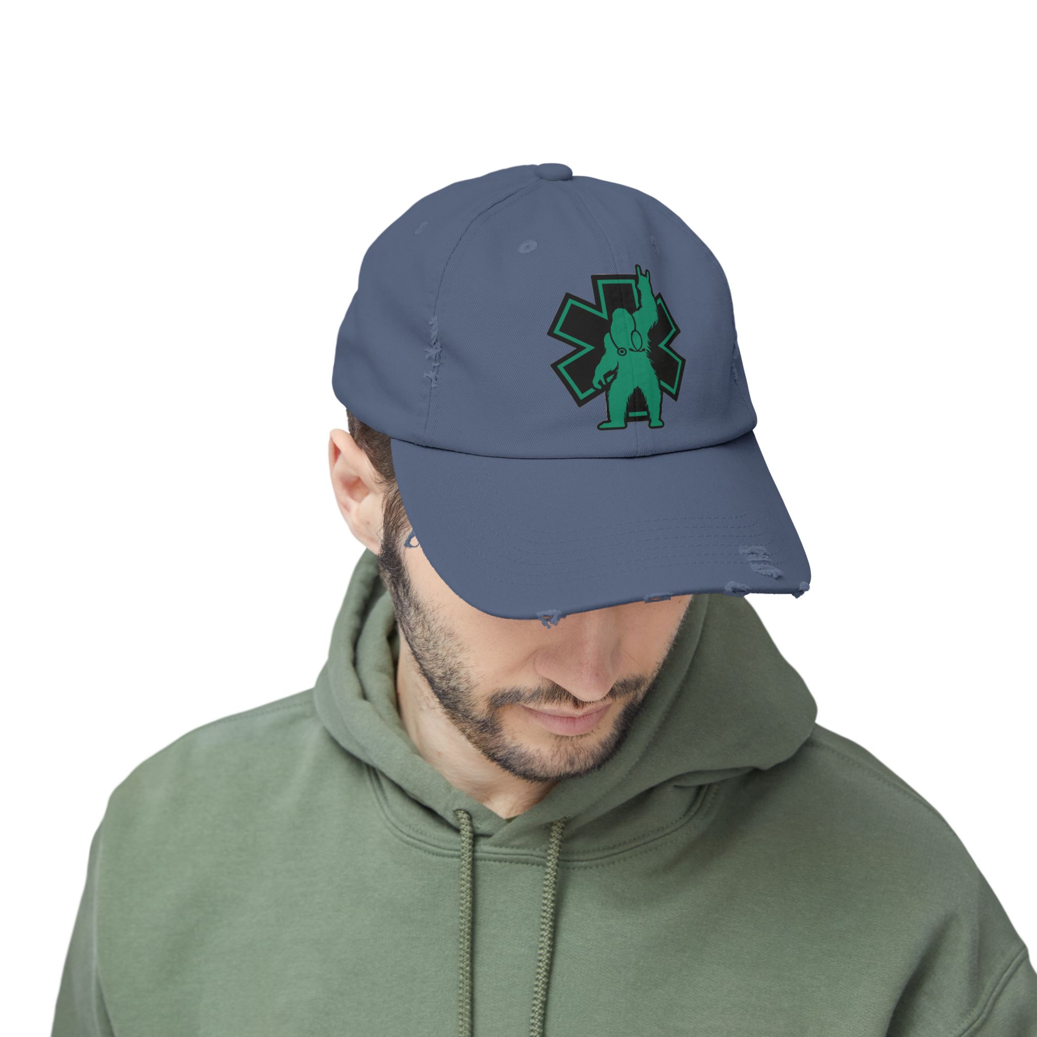 Monster Medics Logo Patch Distressed Cap - Image 15
