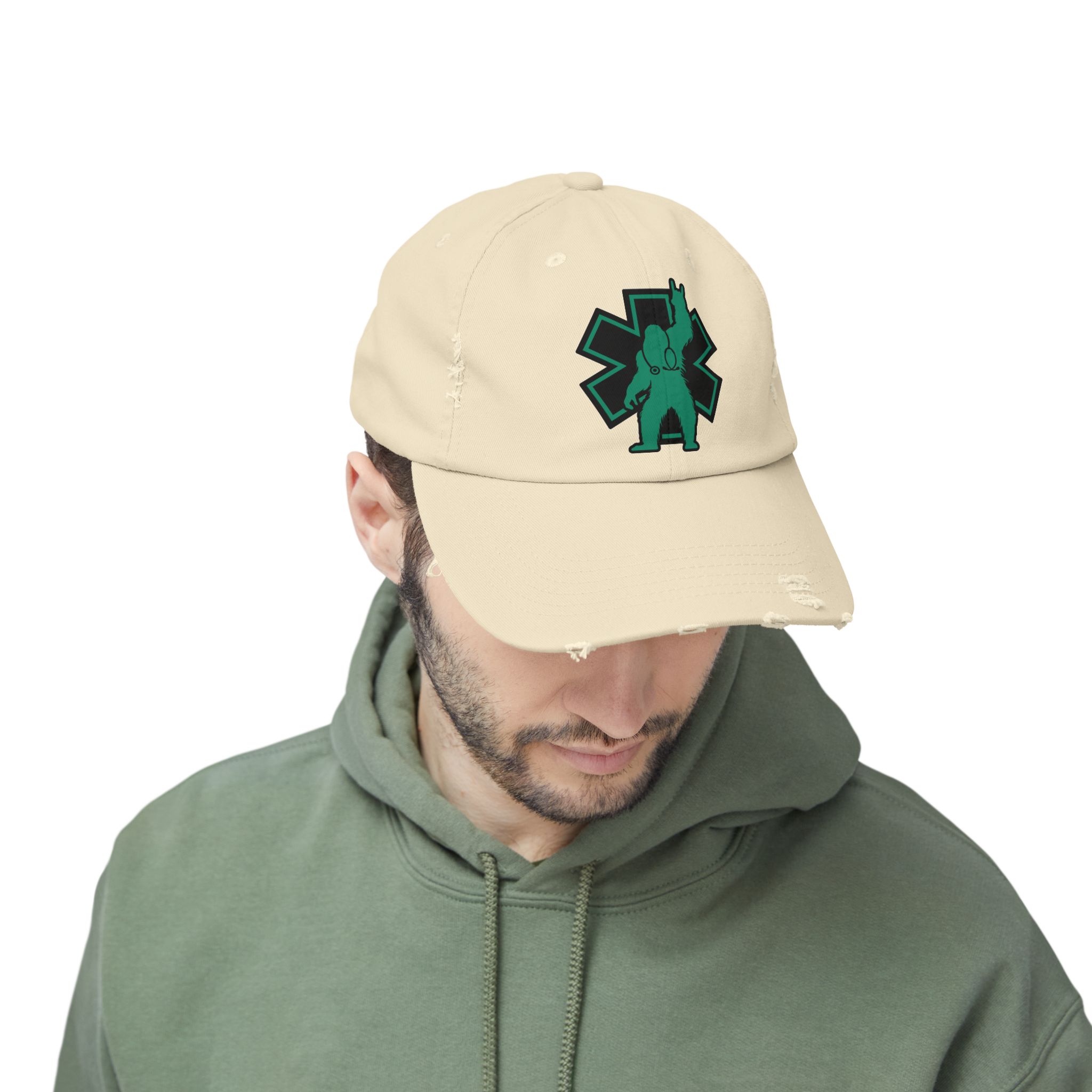 Monster Medics Logo Patch Distressed Cap - Image 5