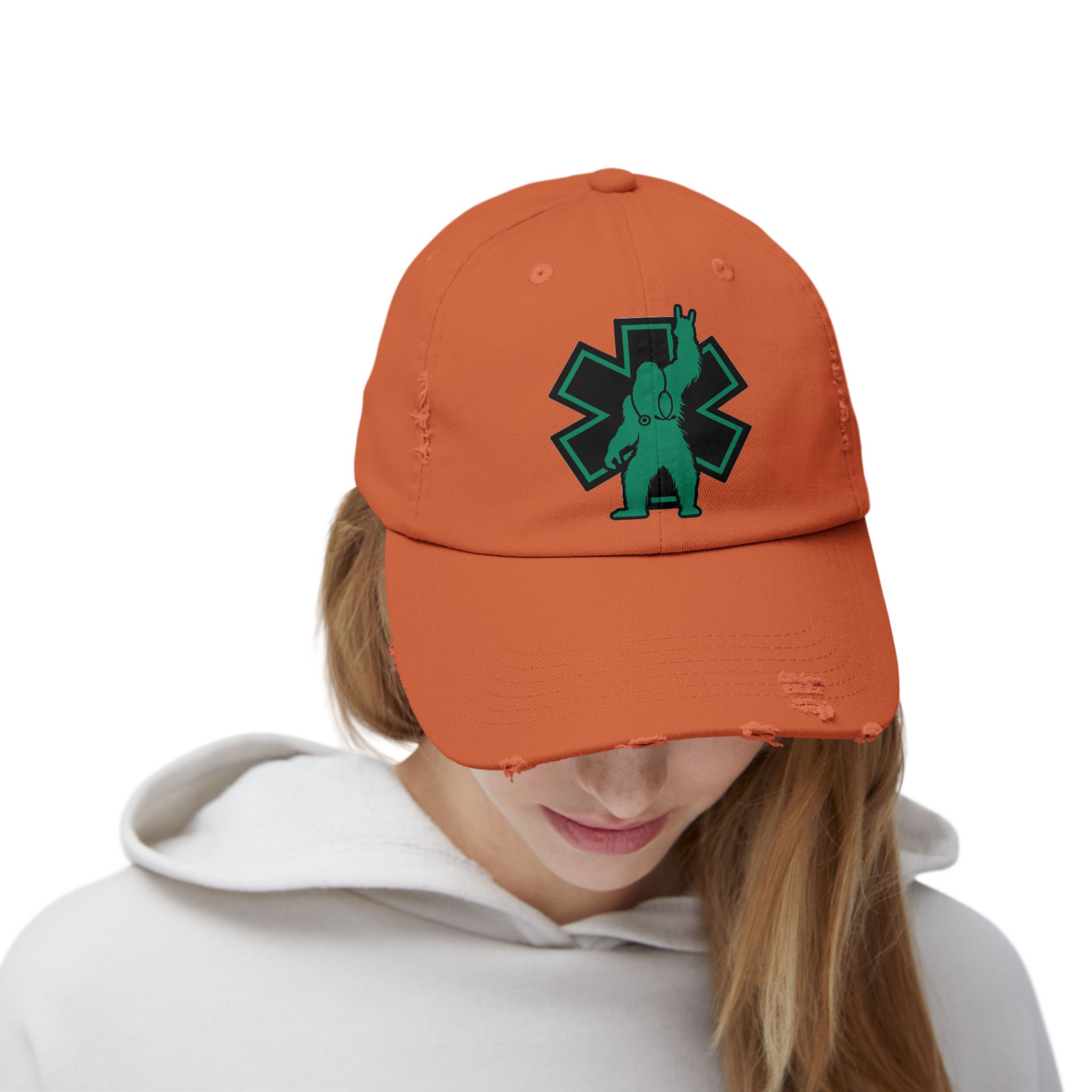 Monster Medics Logo Patch Distressed Cap - Image 9