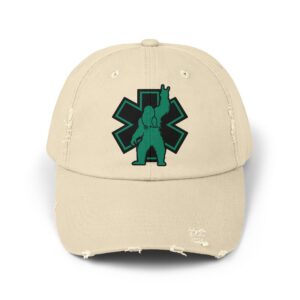 Monster Medics Logo Patch Distressed Cap