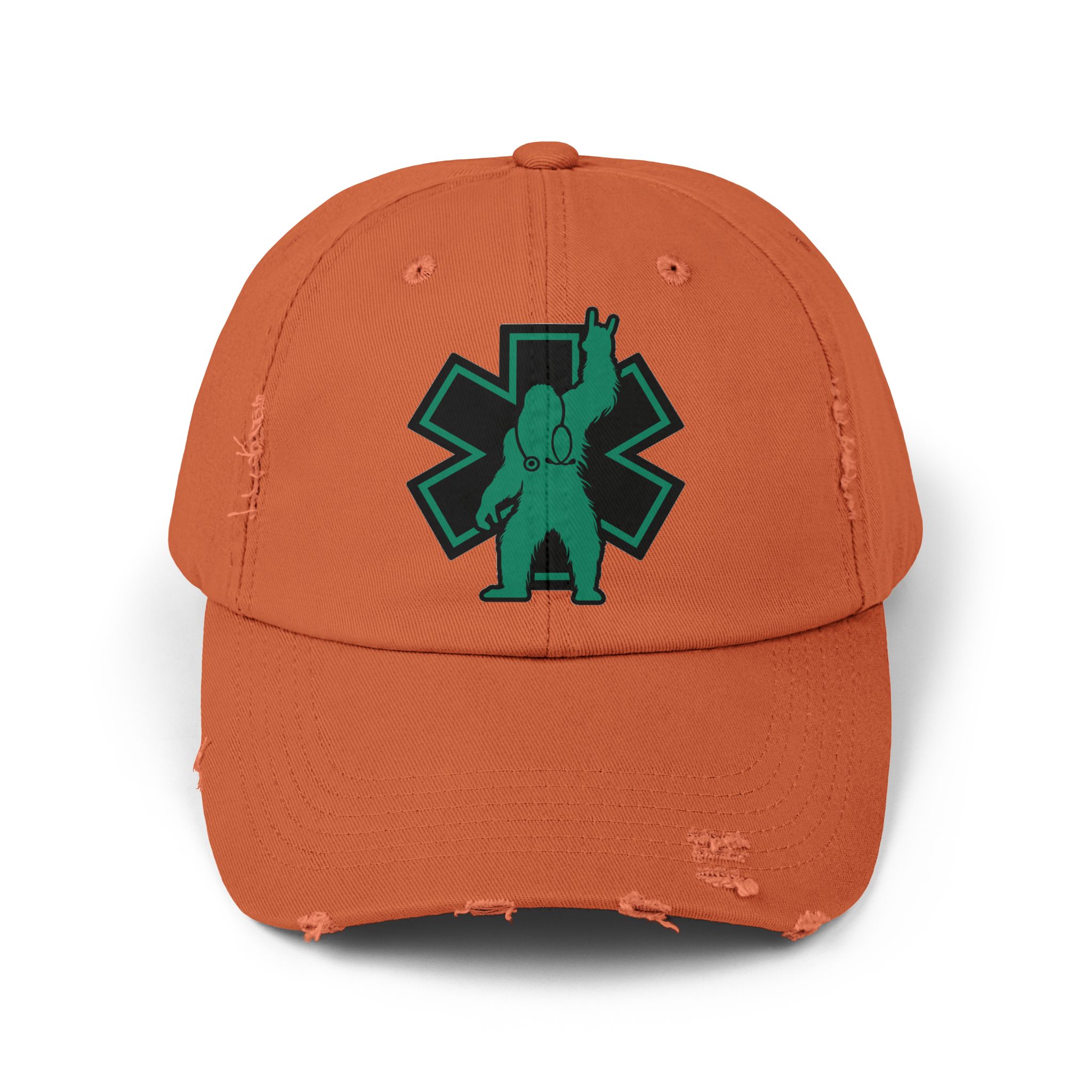 Monster Medics Logo Patch Distressed Cap - Image 6