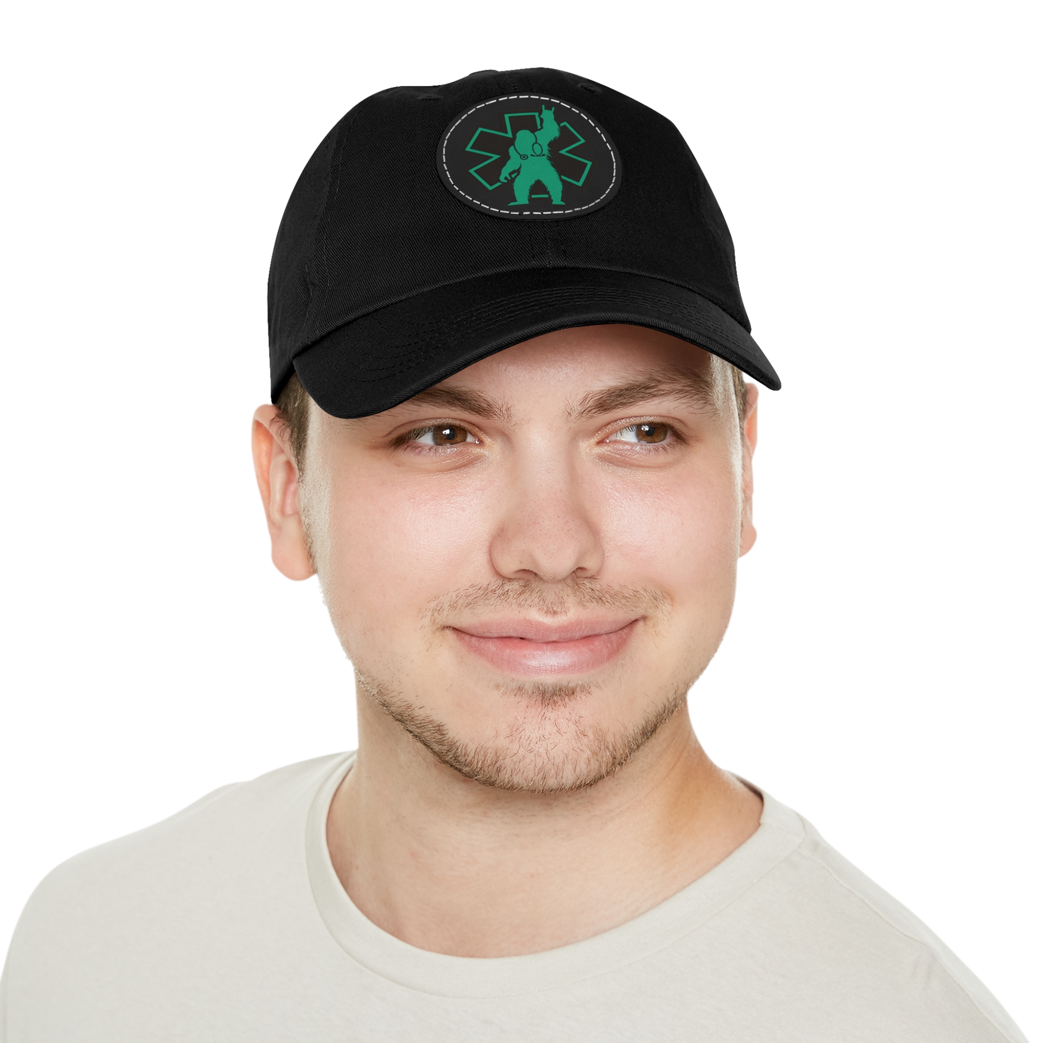 Monster Medics Leather Patch Hat - Image 5