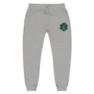 Monster Medics Logo Patch Embroidered Fleece Jogger Sweatpants