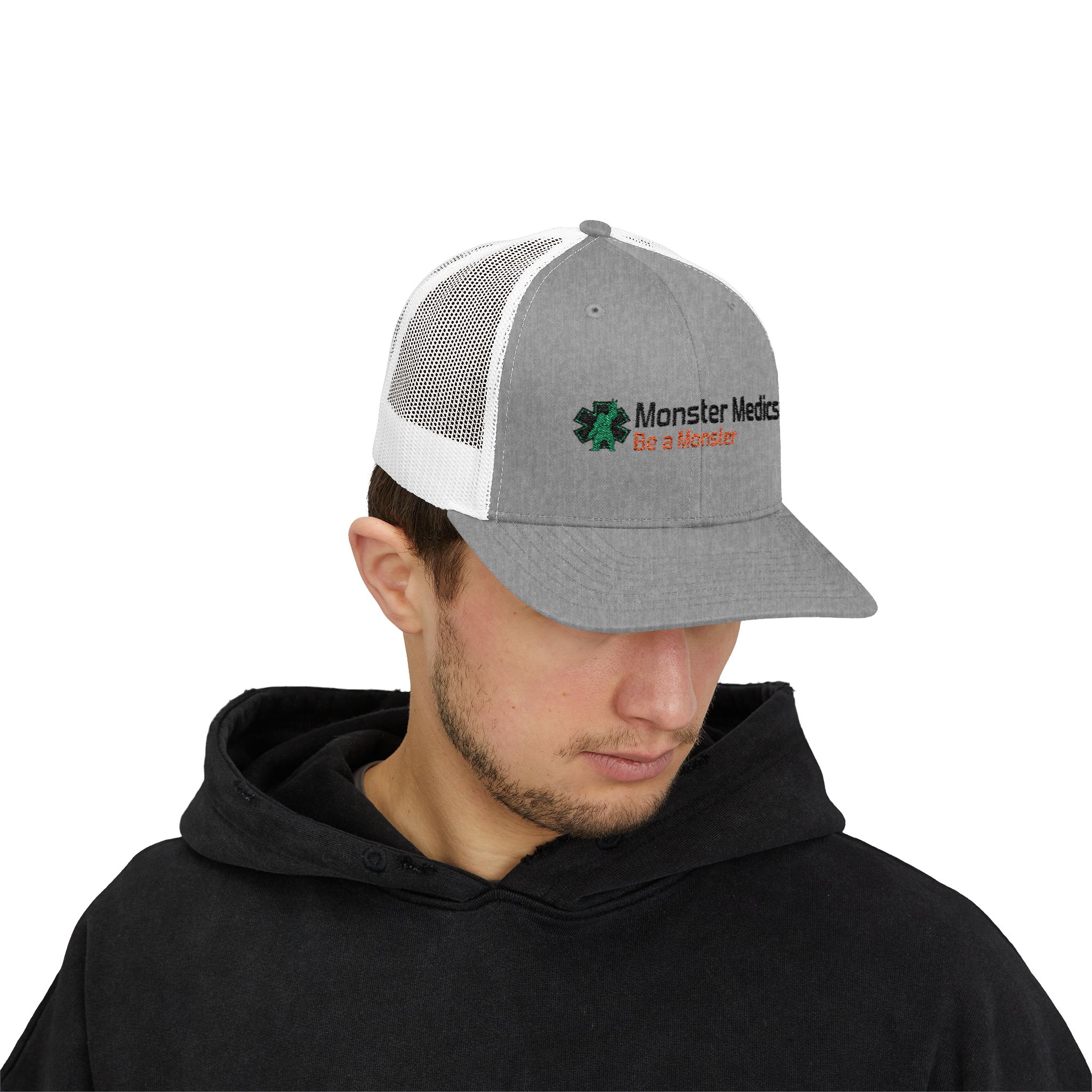 Monster Medics Snapback Trucker Hat - Image 3