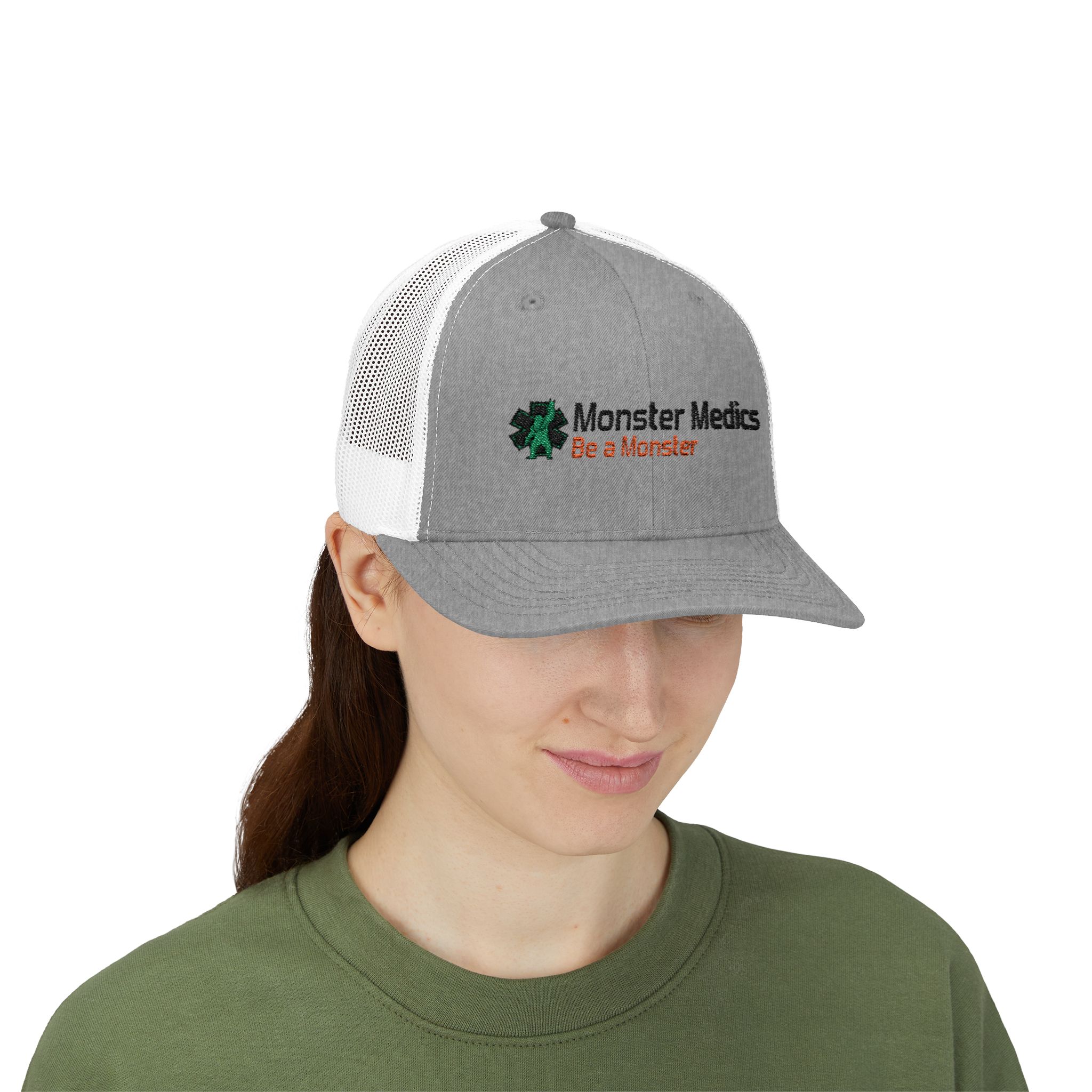 Monster Medics Snapback Trucker Hat - Image 5